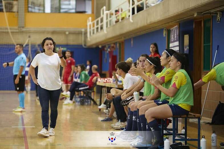 Cristina Gimeno, entrenador del Teldeportivo / TA